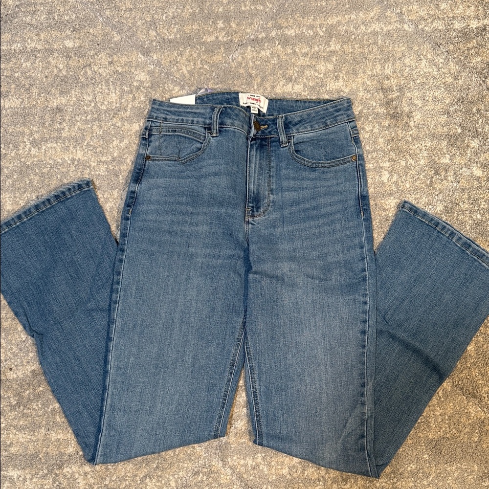Wrangler Blue Women's High-Rise Bootcut Jeans